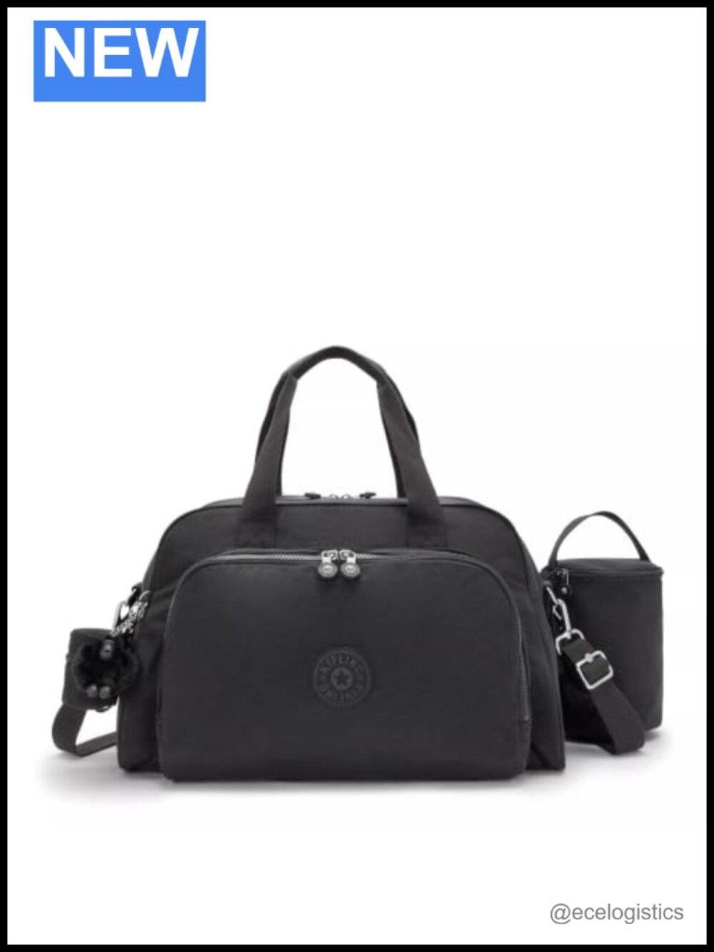Nylon Sling Shoulder Bag with Adjustable Strap